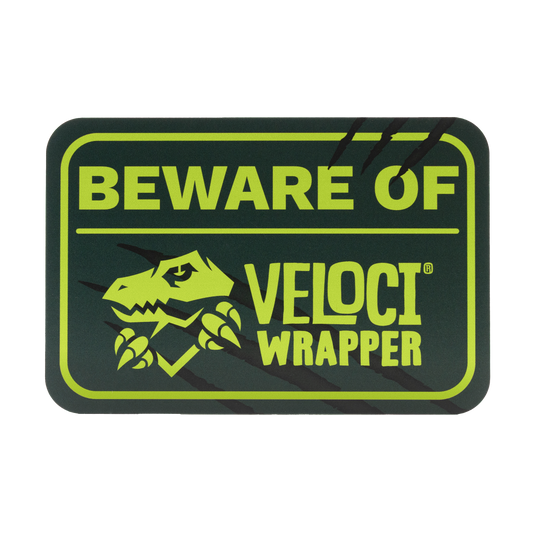 Velociwrapper Sign "Beware"