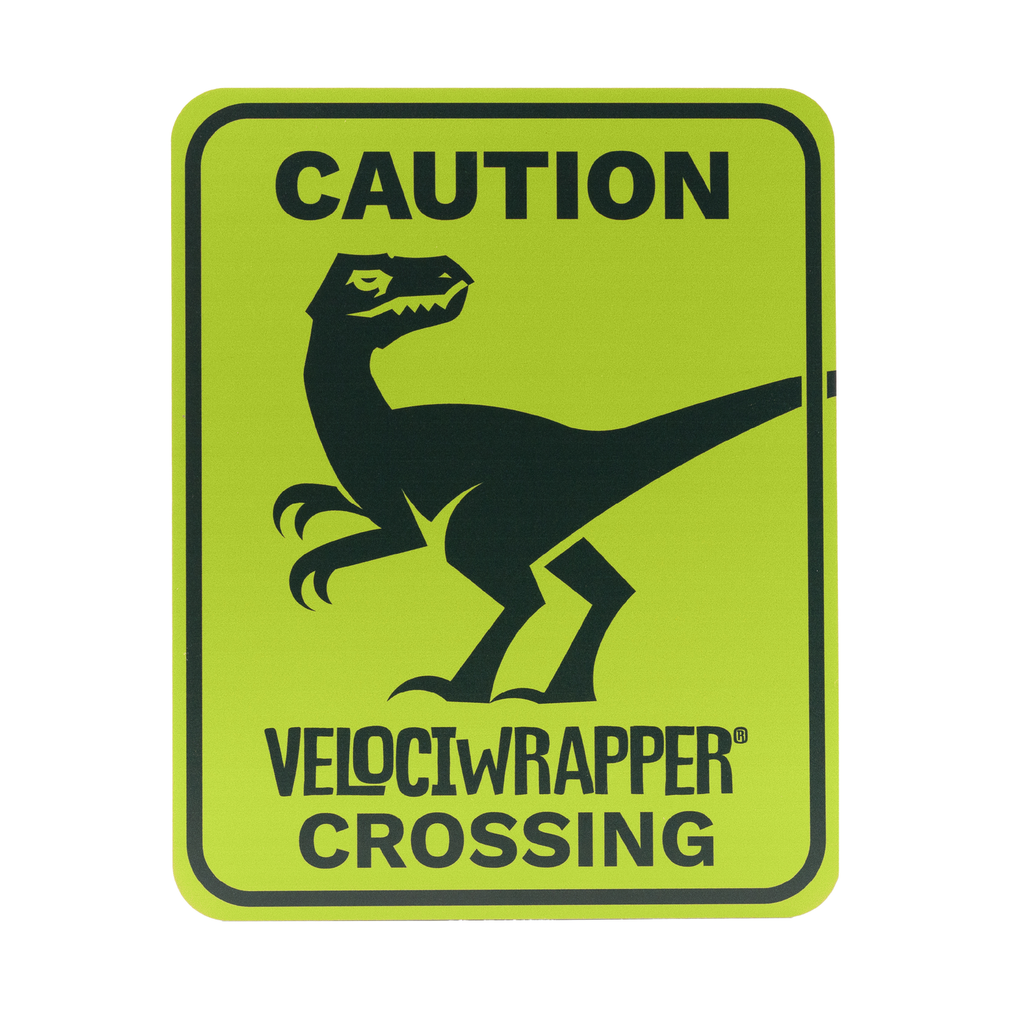 Velociwrapper "Caution Crossing" Sign