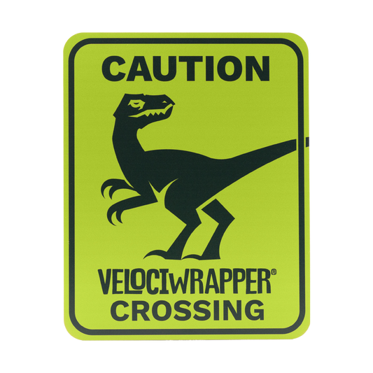 Velociwrapper "Caution Crossing" Sign